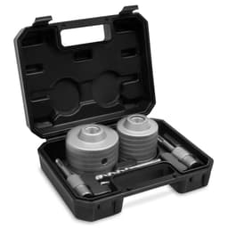 VONROC Hulsav - sæt - 68-82mm - SDS-Plus | Universel | Inh. Opbevaringskuffert, 2 dele.
