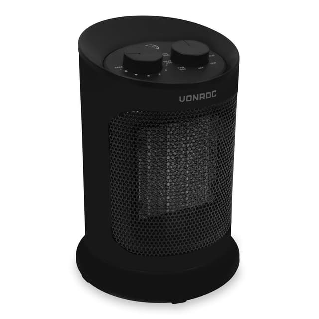 VONROC Elektrisk värmefläkt – 1200W/1800W – keramisk | Roterationsfunktion