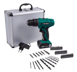Akkubohrmaschine 12V – Li-Ion – inklusive Aluminiumkoffer