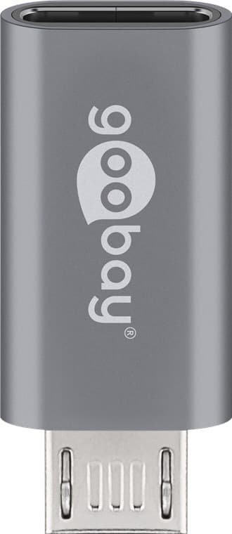 Micro-USB/USB-C™ OTG Hi-Speed-adapter för anslutning av laddkablar