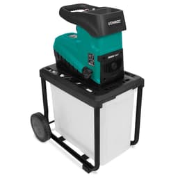 VONROC 2800W Tyst Kompostkvarn – Trädgårdskvarn med skärrullar och 60L behållare