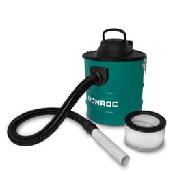 VONROC Askestøvsuger - 1600w | 20L Tank | Fjerner Aske & Savsmuld | HEPA Filter