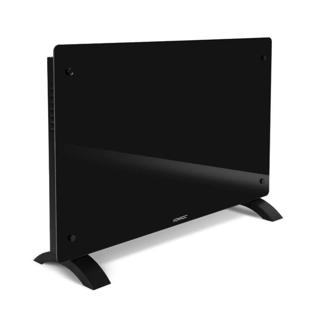 VONROC Radiator - Elradiator - Glas - Luksus - 2000W | WIFI | Sort
