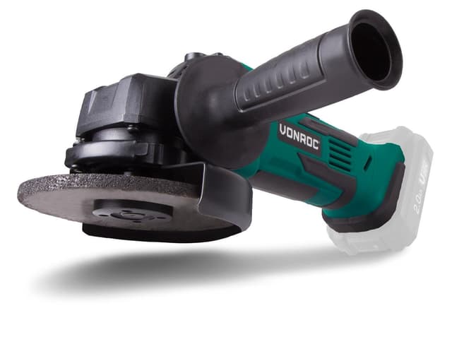 VONROC Vinkelsliber 20V - 115mm | Solo | Ekskl. akku og oplader