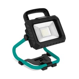 VONROC Batteridriven LED-arbetslampa 20W – 1800 lumen | Exkl. batteri och snabbladdare