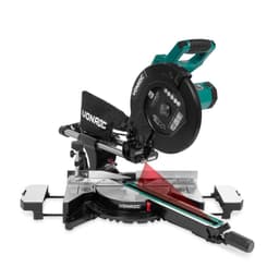 VONROC PRO Glidande kap och geringssåg – 255mm – Multi-material | Med laser och LED-ljus