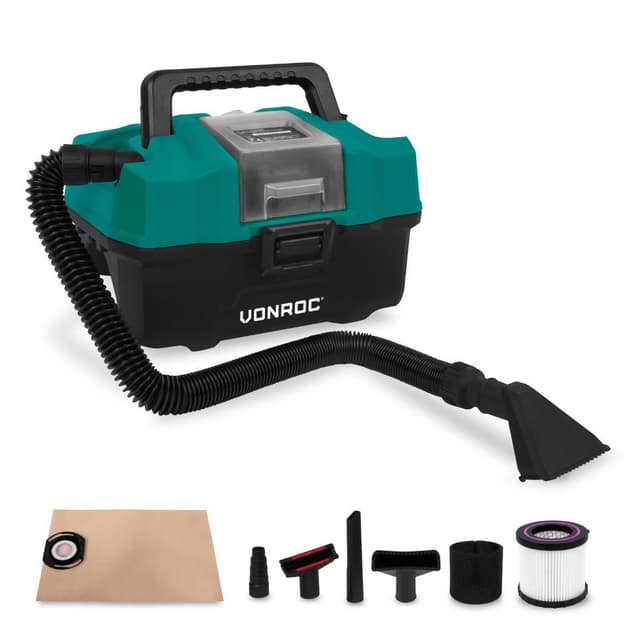 VONROC Bärbar dammsugare 20V