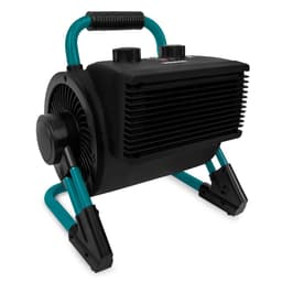 VONROC Ventilator & Varmeblæser - PRO - 2000W | 20m2 -  90gr vippbar | 2 Indstillinger + Kold luft | Grøn