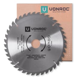 VONROC Savklinge - 210 x 30mm - Universel | 40 Tænder | Til bordcirkelsav