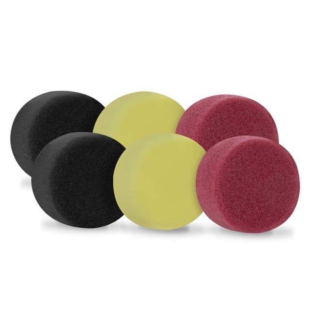 VONROC Poleringssvamp - startset – 50mm – 6st