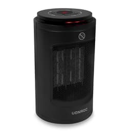 VONROC Varmeblæser - 1200W | 12m2 - keramisk - svingfunktion  | LED | Sort