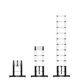 VONROC PRO Teleskopstege – 3,20m – ny modell 2023 | Soft Close och stabilisatorstång
