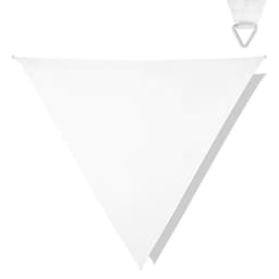 VONROC Solsegel triangel – Premium - ∆ 360cm | Vit