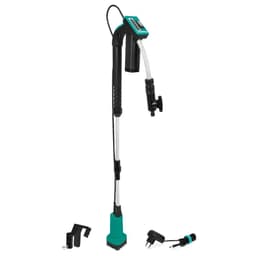 VONROC Batteridriven pump för regntunnor 12V – 50W | Inkl. batteri och laddare