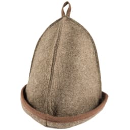 Badstuehatt i filtmateriale