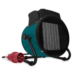 VONROC Varmeblæser - 5000W -  CEE - Trefaset strøm 400V |  48m2 - Keramisk | Grøn