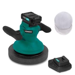 VONROC Polermaskin 20V – 2.0Ah - Ø240mm | Inkl. Batteri och snabbladdare
