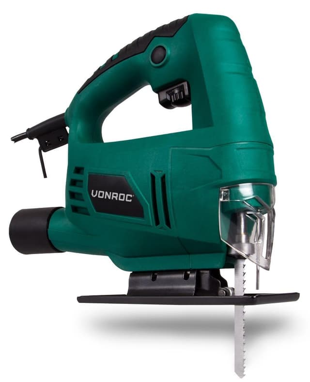 VONROC Sticksåg 550W med utsugsadapter| Inkl. sågblad