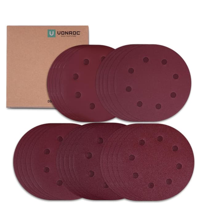VONROC Slippapper för tak och väggslip | 180mm – 25st