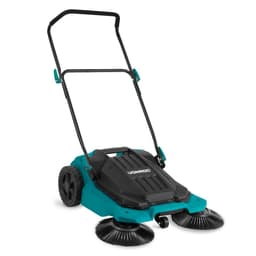 VONROC Manuell Sopmaskin för Stora Ytor – 65 cm Sopbredd, 18 L Behållare, Effektiv för Inomhus och Utomhusbruk