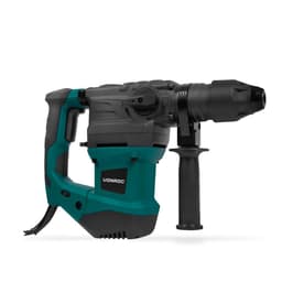 VONROC Borrhammare 1500W – 6 Joule – SDS plus – 4 funktioner | Inkl. Borrar och mejslar