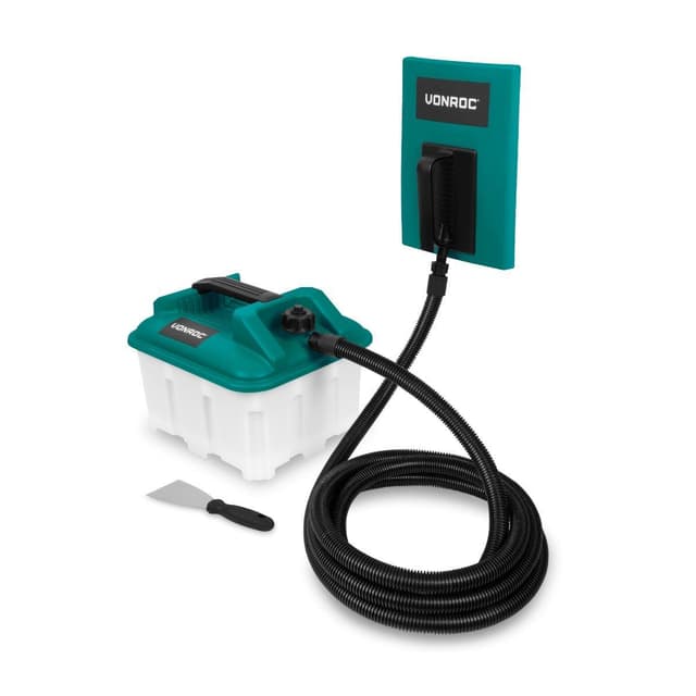 VONROC Tapetborttagare 2300W – 4,5L – 4m slang | Inkl. väggskarapa