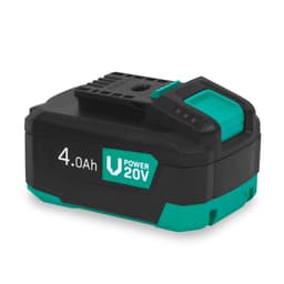 VONROC Akku 20V - Batteri 20V - 4.0Ah | tovejs USB-C-port | 20V Platform