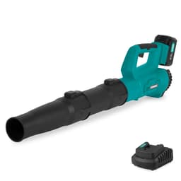 VONROC TurboJet Lövblås 20V – Axialdesign: Maximal kraft och effektivitet – Luftvolym 420 m³/h – Inkl. 4.0Ah batteri och laddare