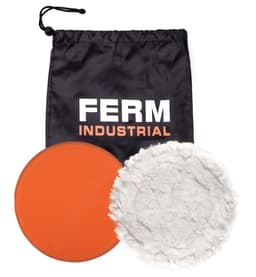 FERM AGA1033P Polersvampar - Ø180MM - 2 st. - INDUSTRIAL