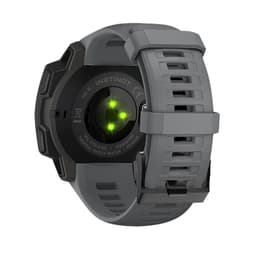 Kellonranneke yhteensopiva Garmin Instinct/Esports/Tide/Solar Harmaa Harmaa Grey