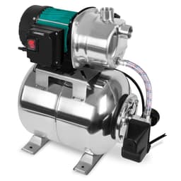 VONROC Husvandværk - Vandpumpe - hydrophore pumpe / Automatisk pumpe | 19L Tank | Sæt med trykafbryder - 1000W  | 3500l/t