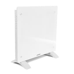 VONROC Lyxigt konvektorelement med glaspanel – 1000W – Vit | Wifi