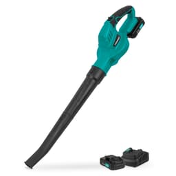 VONROC Batteridriven lövblås 20V – Ny 2024 modell | Inkl. 2x 2,0Ah batterier och laddare