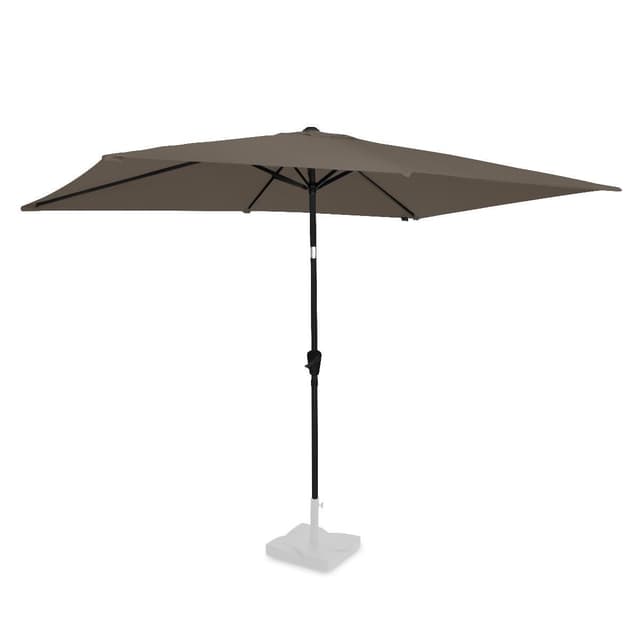 4M Parasol De Jardin Extérieur Double Face, Grand Parasol Rectangulaire Avec Manivelle Pour Terrasses Balcon Cour Marche Beige 95963524
