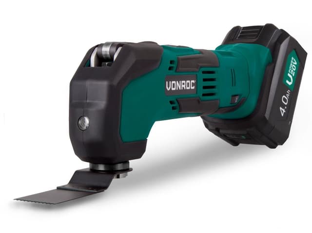 VONROC Oscillerande multiverktyg 20V – 4.0Ah | Inkl. batteri och laddare