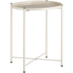 tectake Sidebord Chester 45.5 x 45.5 x 53 cm Creme