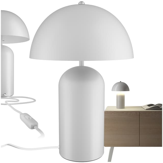 tectake Liten bordslampa Altea, 40W - vit