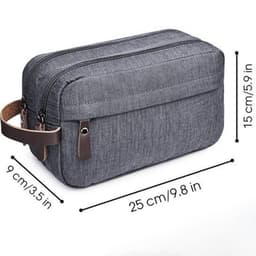 Toalettmappe med stor kapasitet Grey