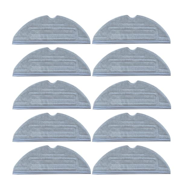 10-pack moppdynor för Roborock S7/S7 Plus/S7 MaxV/S7 MaxV Ultra Grå