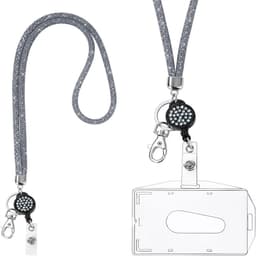 Lanyard med ID-korthållare Grå