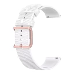Bowener GRIT X Soft Silikone Armbånd Urrem til Samsung Galaxy Watch 20mm Hvid