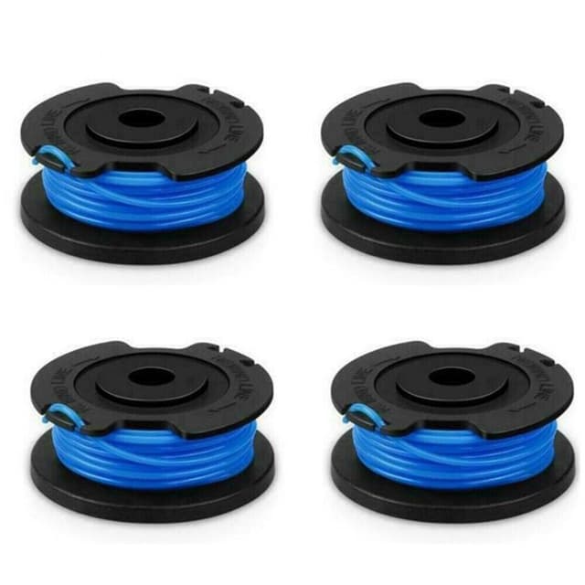 4-pack trimmerspole med trimmertråd för RYOBI trådtrimmer