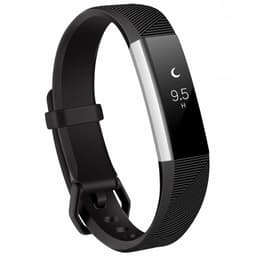 Kellonranneke yhteensopiva Fitbit Alta/HR silikon Musta (S)
