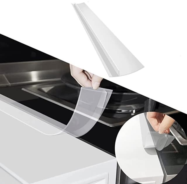 Transparent Spislist - Håll Rent Mellan Spis och Köksbänk, 61.5 cm 1-p