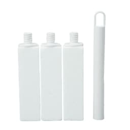 Toalettbørste med pimpstein - 3 stk Grå