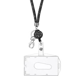Lanyard med ID-korthållare Svart