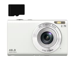 Digitalkamera 48MP 2,7K FHD 16X digital zoom 2,88"" skjerm White