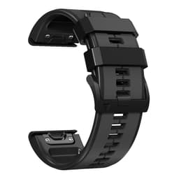 Klokkereim kompatibel med Garmin Fenix7/7 Pro, Fenix 5, Quatix 5 Svart Svart Black