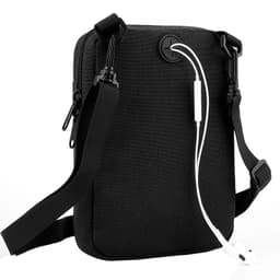 Bærbar crossbody ID-taske telefontaske Sort
