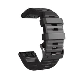 Klockarmband kompatibelt med Garmin Fenix/Forerunner/Approach/Quatix bracelet Black Svart